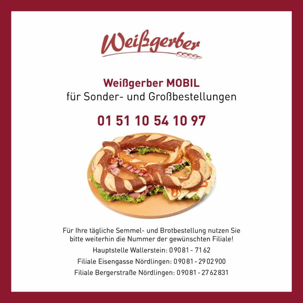 Verkaufsmobil der Bäckerei Weißgerber